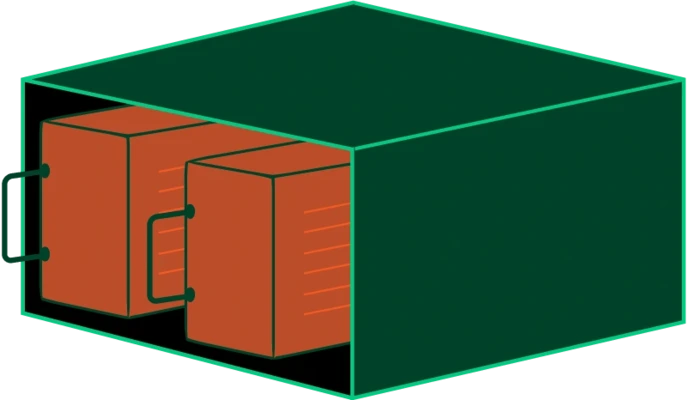 Armadietto Standard KuboGreen